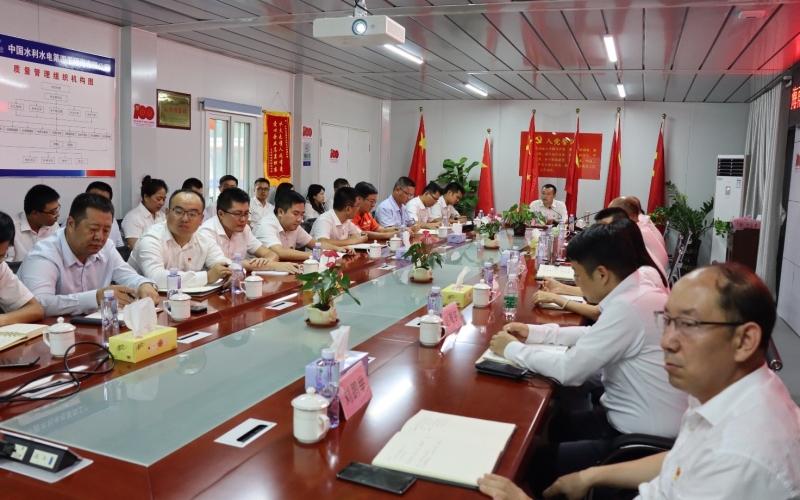 水电集团举办庆祝建党100周年表彰大会暨党史学习教育专题党课
