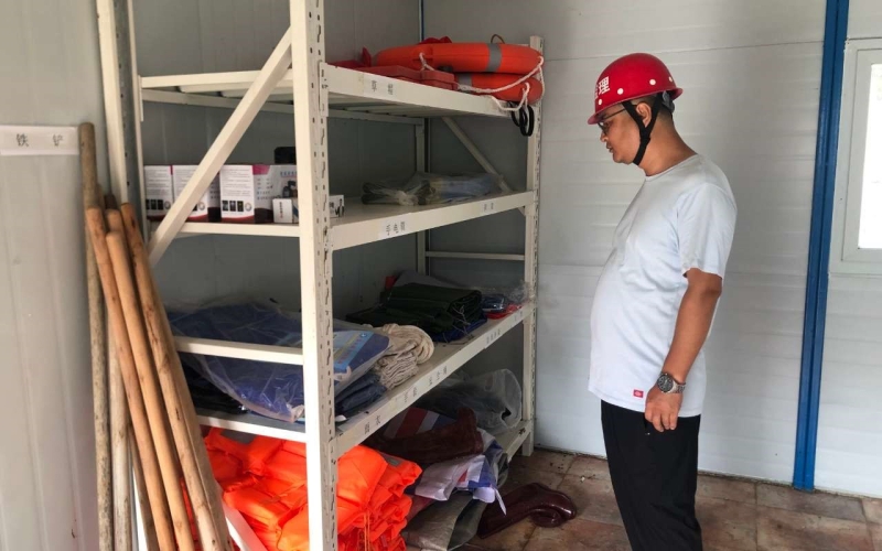 南繁项目建管部对防台重点部位开展检查