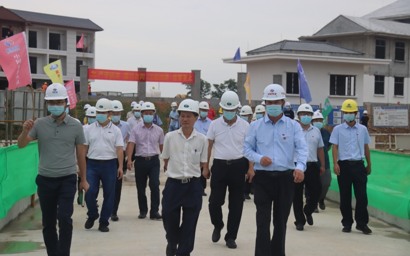 实地观摩取经验  交流学习促提升——2022年度海南省重大水利工程现场会在天角潭项目营地召开