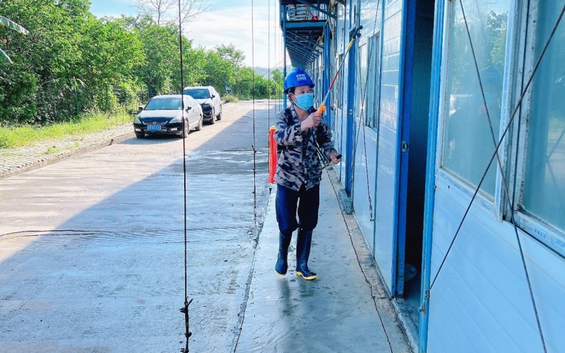 抗击疫情不放松 项目建设不停工---水电集团坚持“一手打伞 一手干活”全力保障重点项目建设进度
