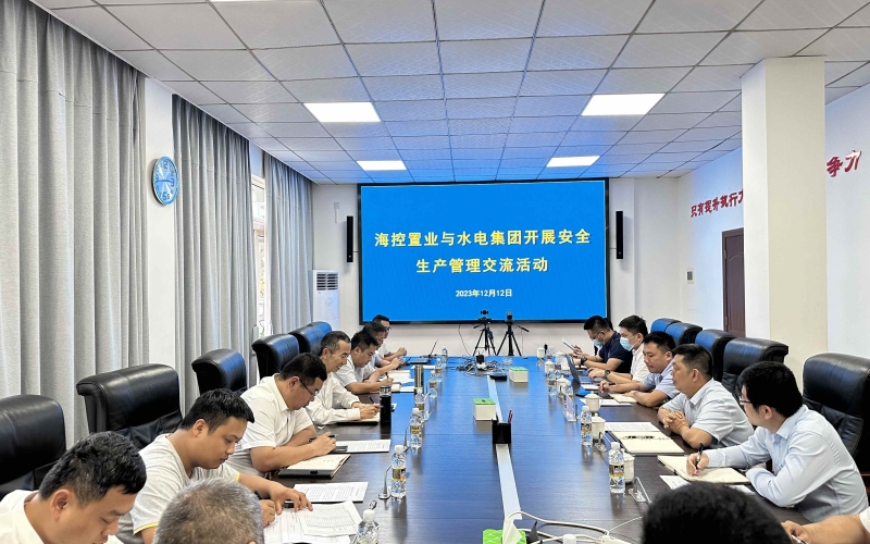 水电集团与海控置业开展以党建促进安全生产交流活动