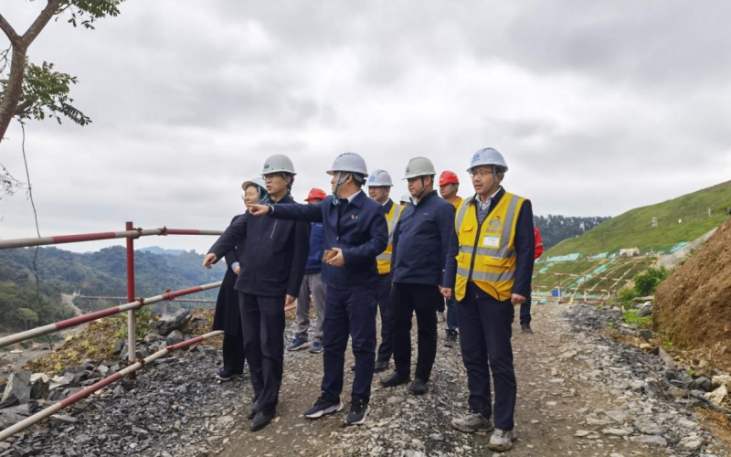 海南控股深入一线检查指导迈湾水利枢纽工程建设