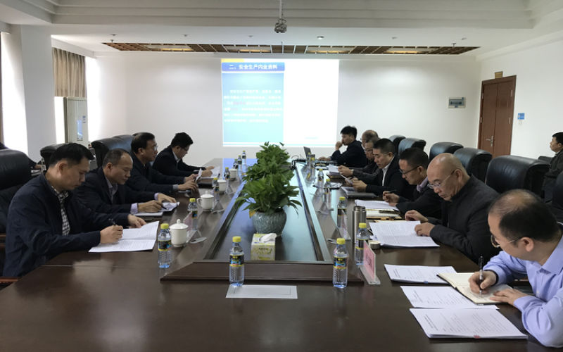海南控股党委委员、副总经理吴卫彬带队 到水电集团开展2019年度安全生产 考核工作