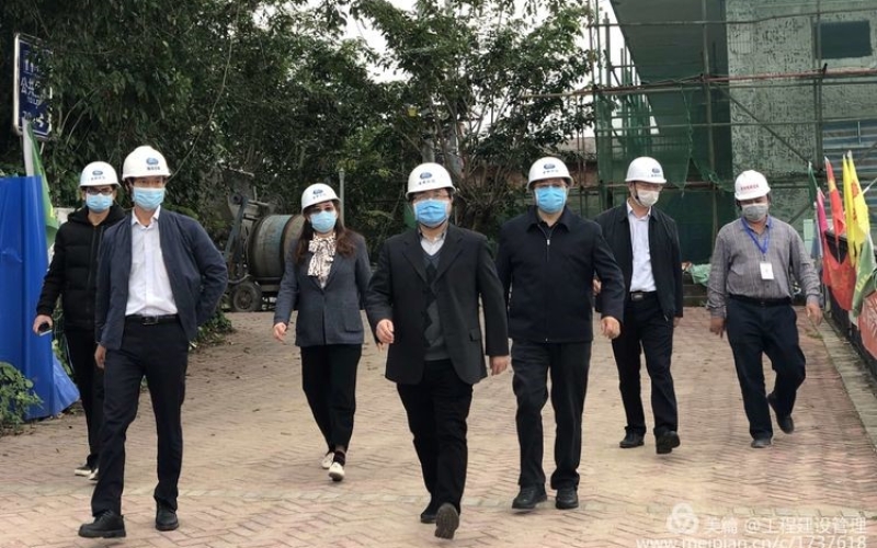 防疫不松、复工不误——海南控股党委副书记、 总经理李晓刚一行赴十座水库加固工程 检查项目复工复产和疫情防控工作