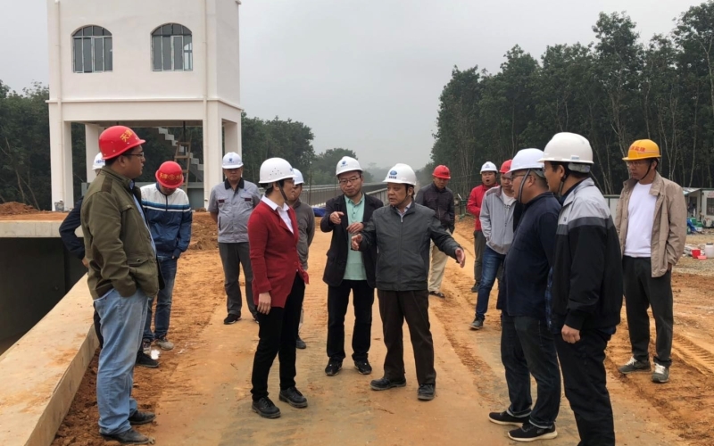 防微杜渐警钟长鸣—— 海南控股总经理谢京一行对春江补水工程进行安全生产检查