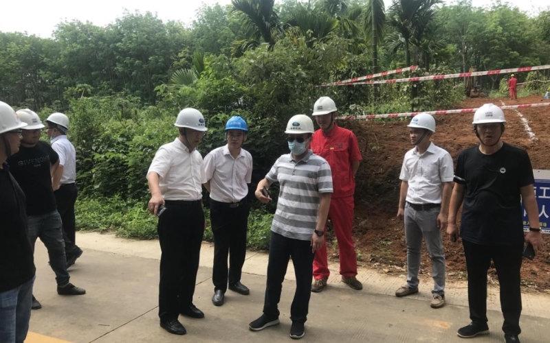 海南控股工程建设项目联合督查组 赴红岭灌区田间工程开展督导检查工作