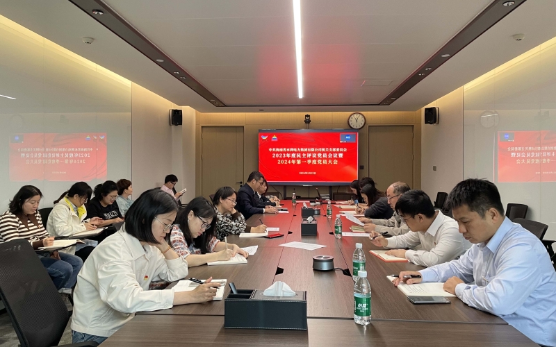 水电集团各党支部召开2023年度民主评议党员大会