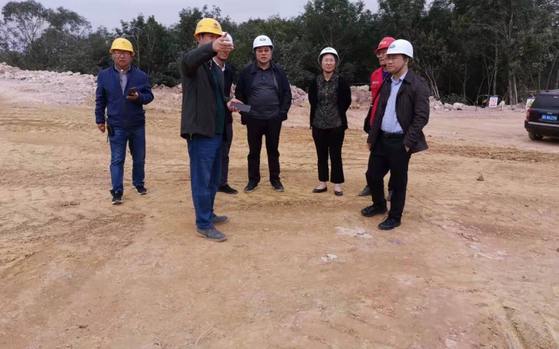 抢抓黄金施工期  确保完成年度目标 ——公司党委书记、董事长王东阳一行天角潭水利枢纽工程现场检查指导工作