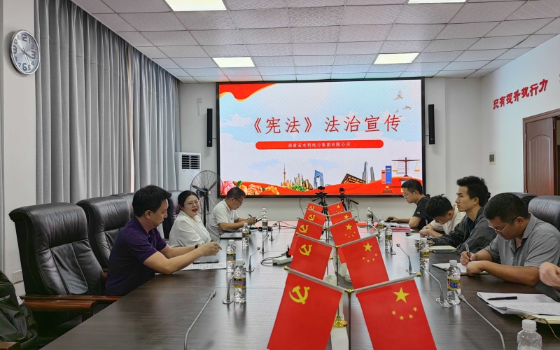 水电集团组织开展法治宣传活动