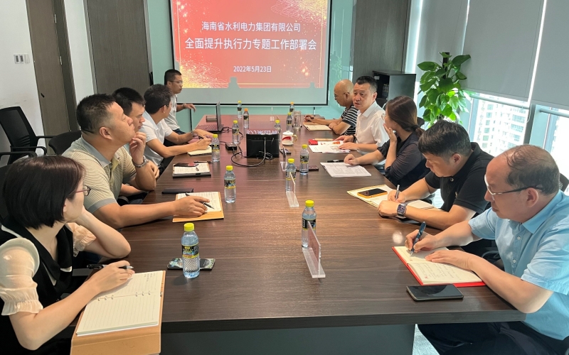水电集团召开全面提升执行力专题工作部署会