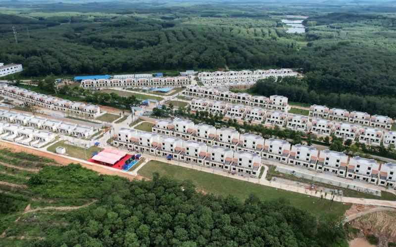 以赛促效丨迈湾水利枢纽工程西达农场南大队移民安置点启动签约