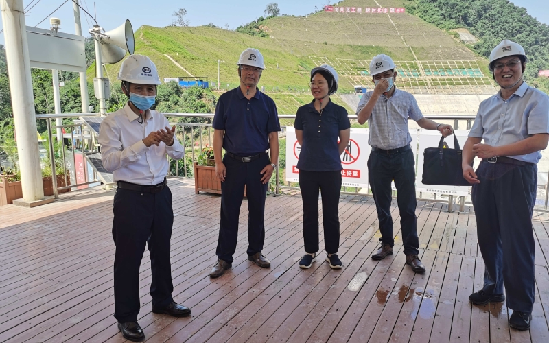 省纪委监委驻省水务厅纪检监察组到迈湾水利枢纽工程调研指导工作