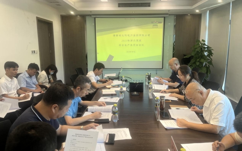 水电集团组织召开2023年第二季度安全生产委员会会议