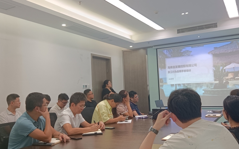 水电集团组织召开员工行为合规手册专题培训