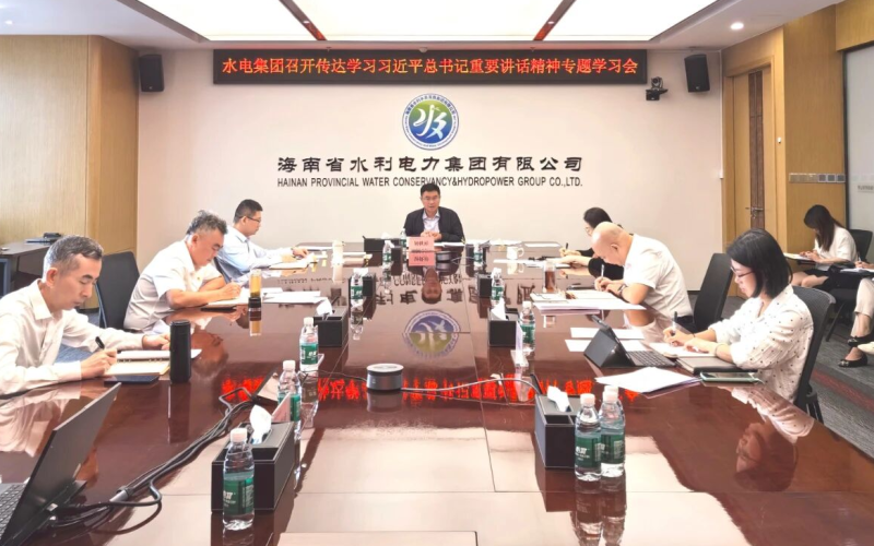 水电集团召开党委（扩大）会议专题传达学习习近平总书记高标准建设海南自由贸易港的重要讲话精神