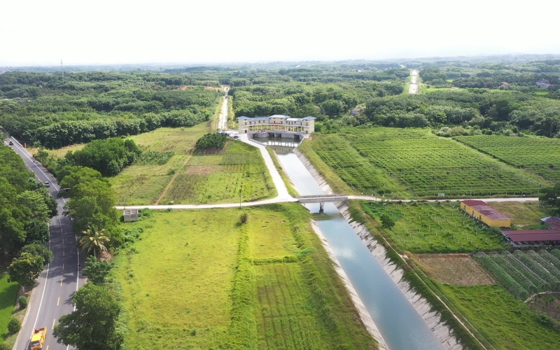 红岭灌区工程向屯昌县应急补水