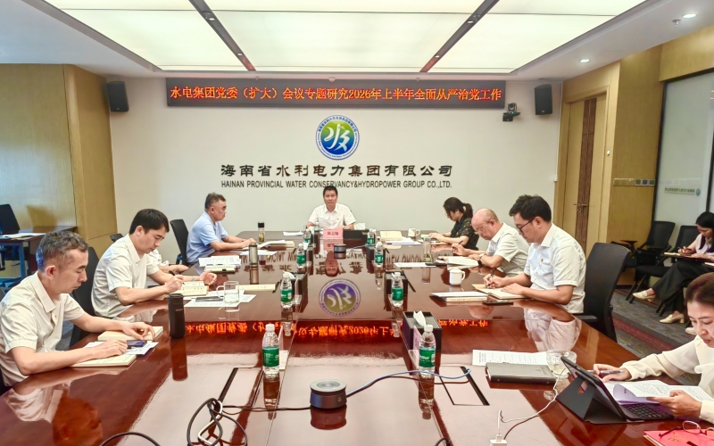 水电集团召开党委（扩大）会专题研究2026年上半年全面从严治党工作